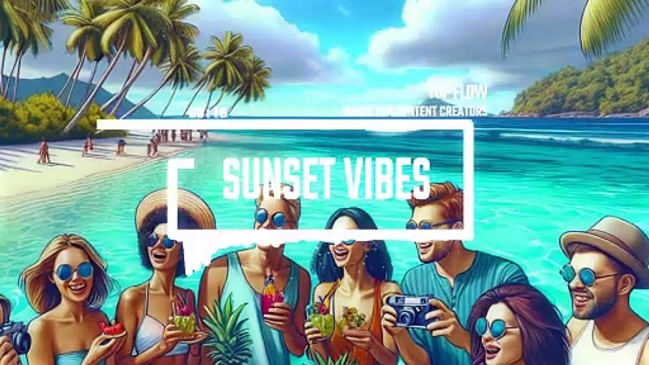 (Music For Content Creators) - Sunset Vibes, Vlog & Background Music by Top Flow