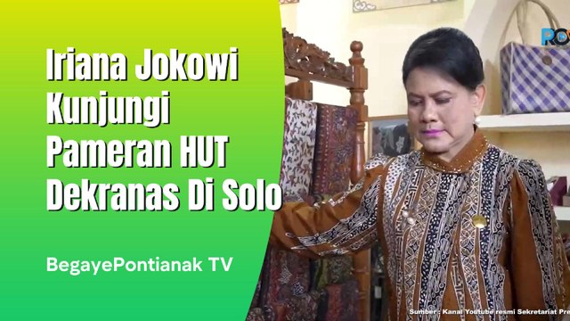 Iriana Jokowi Hadiri Pameran Dekranas DI Solo