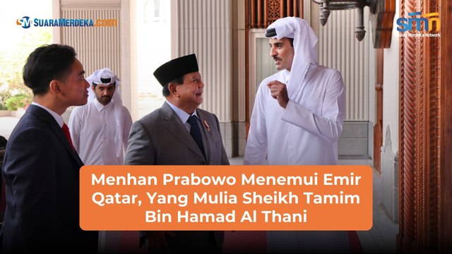 Menhan Prabowo Menemui Emir Qatar, Yang Mulia Sheikh Tamim Bin Hamad Al Thani