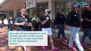 Tamworth men 'Walk a Mile in Her Heels' to raise awarness for domestic violence