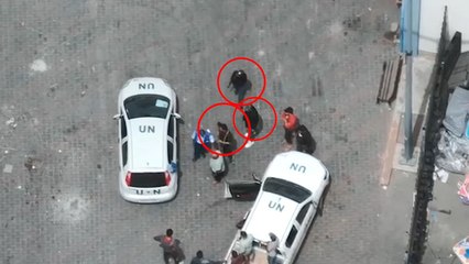 Las imágenes que demuestran la connivencia entre la UNRWA y Hamás