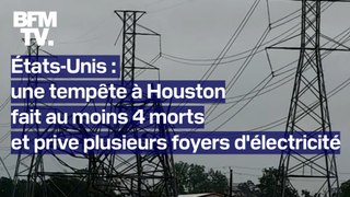 États-Unis: une tempête à Houston fait au moins 4 morts et prive plusieurs foyers d'électricité