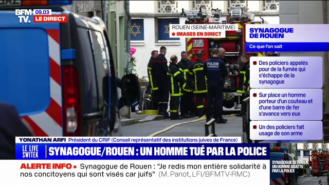 Synagogue de Rouen: Yonathan Arfi, président du CRIF confie sa colère et sa tristesse