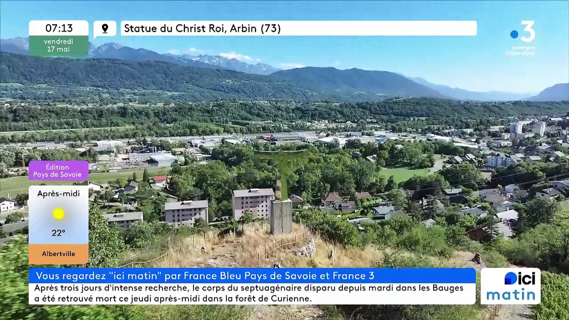 17/05/2024 - Le 6/9 de France Bleu Pays de Savoie en vidéo
