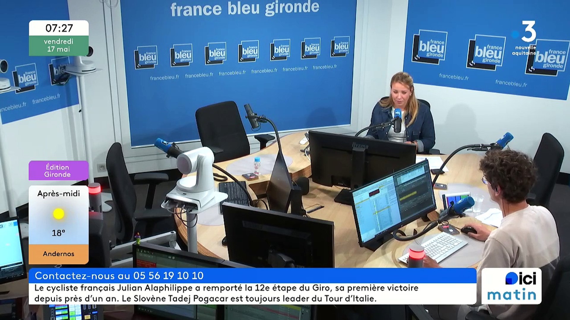 17/05/2024 - Le 6/9 de France Bleu Gironde en vidéo