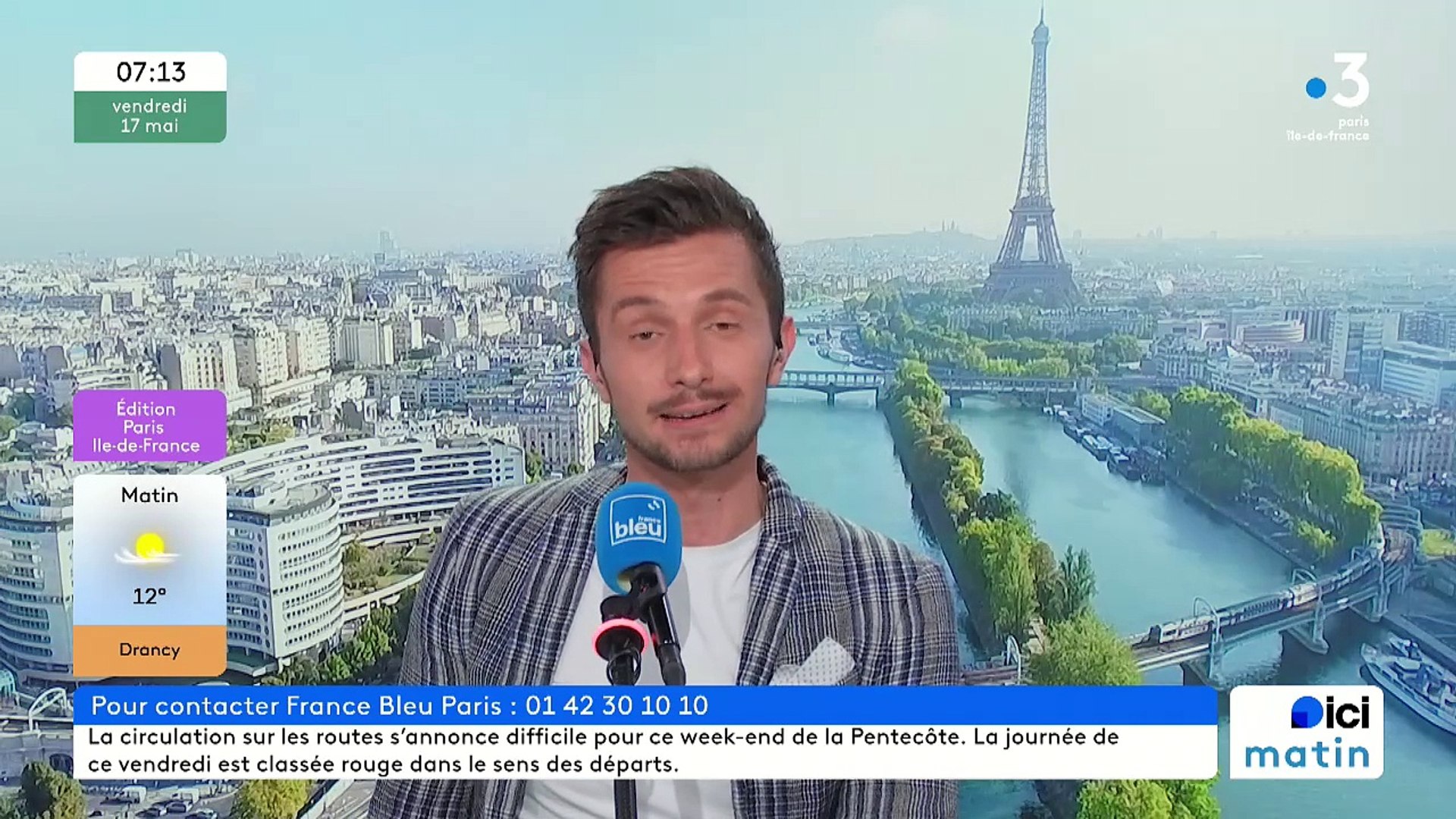 17/05/2024 - Le 6/9 de France Bleu Paris en vidéo