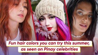 On the Spot: Fun hair colors you can try this summer, as seen on Pinay celebrities