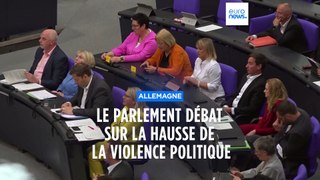 Le Parlement allemand débat sur la hausse de la violence politique