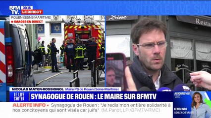 Synagogue de Rouen: Nicolas Mayer-Rossignol, maire PS de Rouen exprime son soutien "à la communauté israélite"