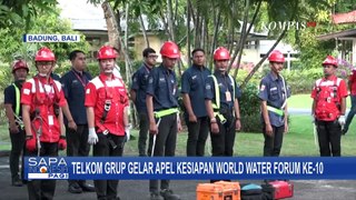 Telkom Group Gelar Apel Kesiapan Satgas World Water Forum ke-10 di Nusa Dua Bali