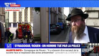 Synagogue visée à Rouen: 