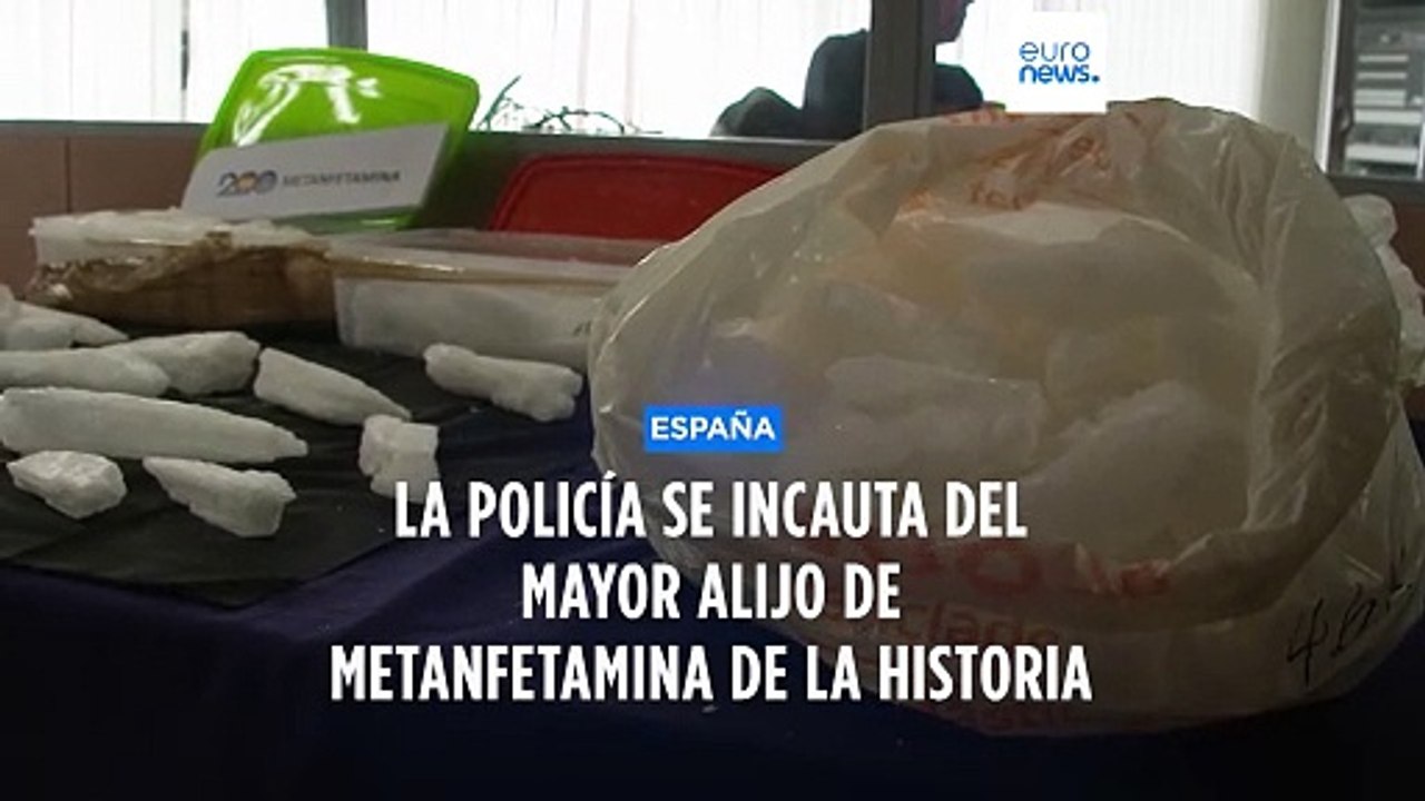 Duro golpe al cártel de Sinaloa: La Policía Nacional se incauta de 1.800 kilos de metanfetaminas