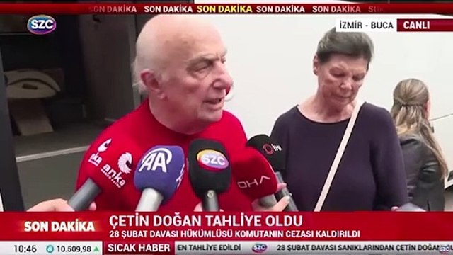 Çetin Doğan tahliye oldu