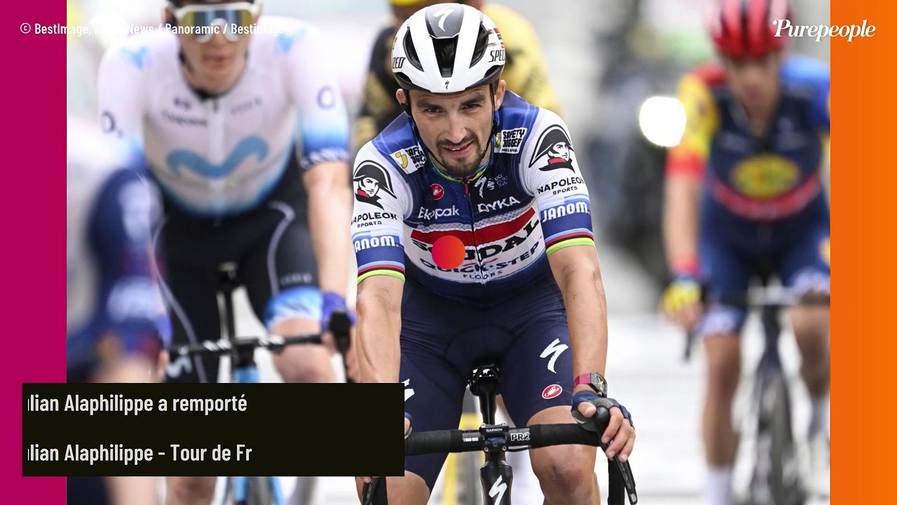 Marion Rousse en larmes devant le triomphe de Julian Alaphilippe, leur fils Nino témoin : elle n'oublie pas de lancer une pique