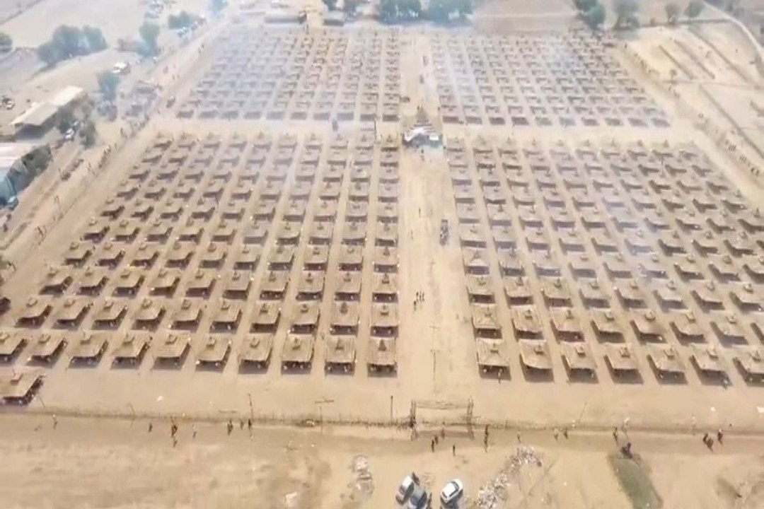 ड्रोन वीडियो: जावली गांव में 2100 कुंडीय महायज्...
