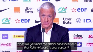 Deschamps and journalist clash over Mbappé France captaincy