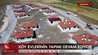 Gaziantep İslahiye’de 20 köy evi hak sahiplerine teslim edildi
