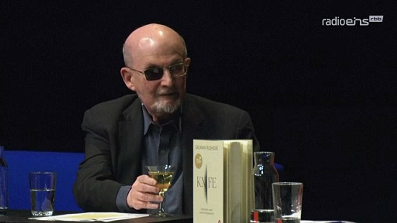 'Knife': Salman Rushdie stellt sein neues Buch vor