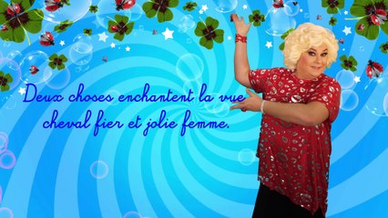 Le dicton du jour - Deux choses enchantent la vue cheval fier et jolie femme