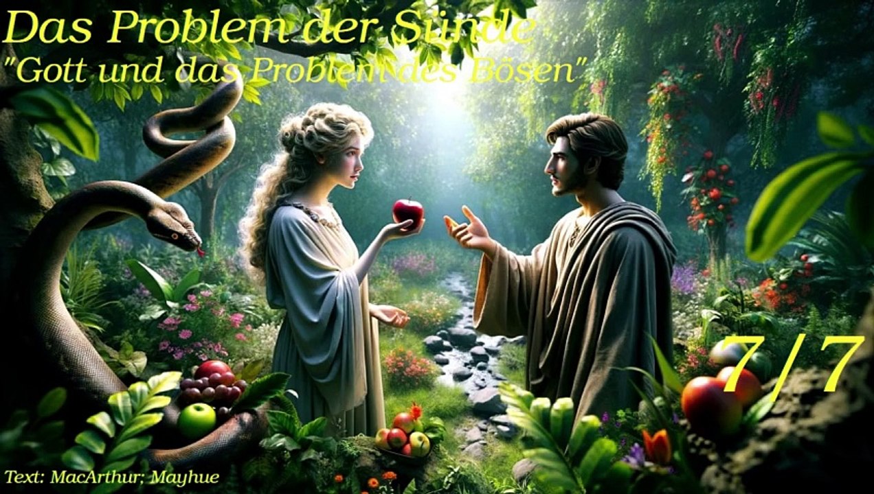 Das Problem der Sünde - Teil 7⁄7