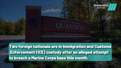 Foreign Nationals Attempt Marine Base Breach in Virginia