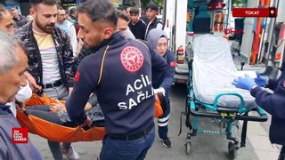 Tokat'ta başına keserle vurulan kişi yaralandı