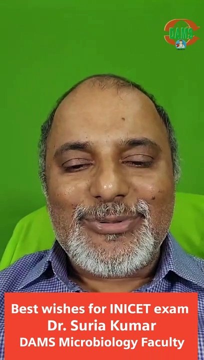 All The Best INICET Students | Microbiology || Dr. J. Suria Kumar