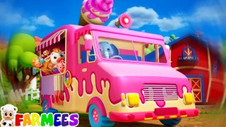 Wheels on the Ice Cream Truck Nursery Rhyme for Kids