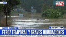 Feroz temporal causa graves inundaciones en Italia