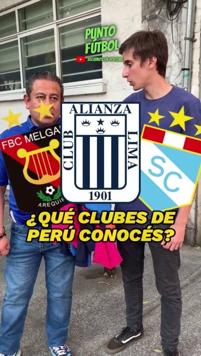 ¿Qué clubes de Perú conocés?