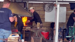 Blacksmiths making horse shoes at the County Show, video by Alan Quick IMG_2893