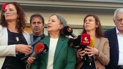 Gültan Kışanak serbest bırakılmasının ardından açıklama yaptı