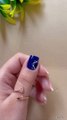 Nail art design with household items nailart2024