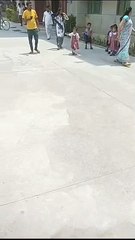 Cute Trishu school exit on 8may24