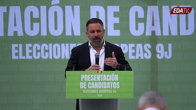 Abascal presenta a los candidatos de VOX para las elecciones europeas