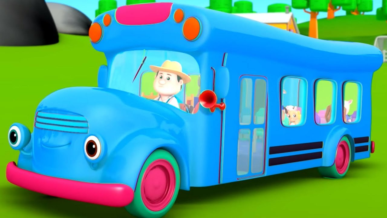 Wheels On The Bus, Preschool Rhyme and School Bus Song for Kids - video ...