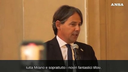 Ambrogino all'Inter, Inzaghi:  "Tifosi fondamentali per la seconda stella"