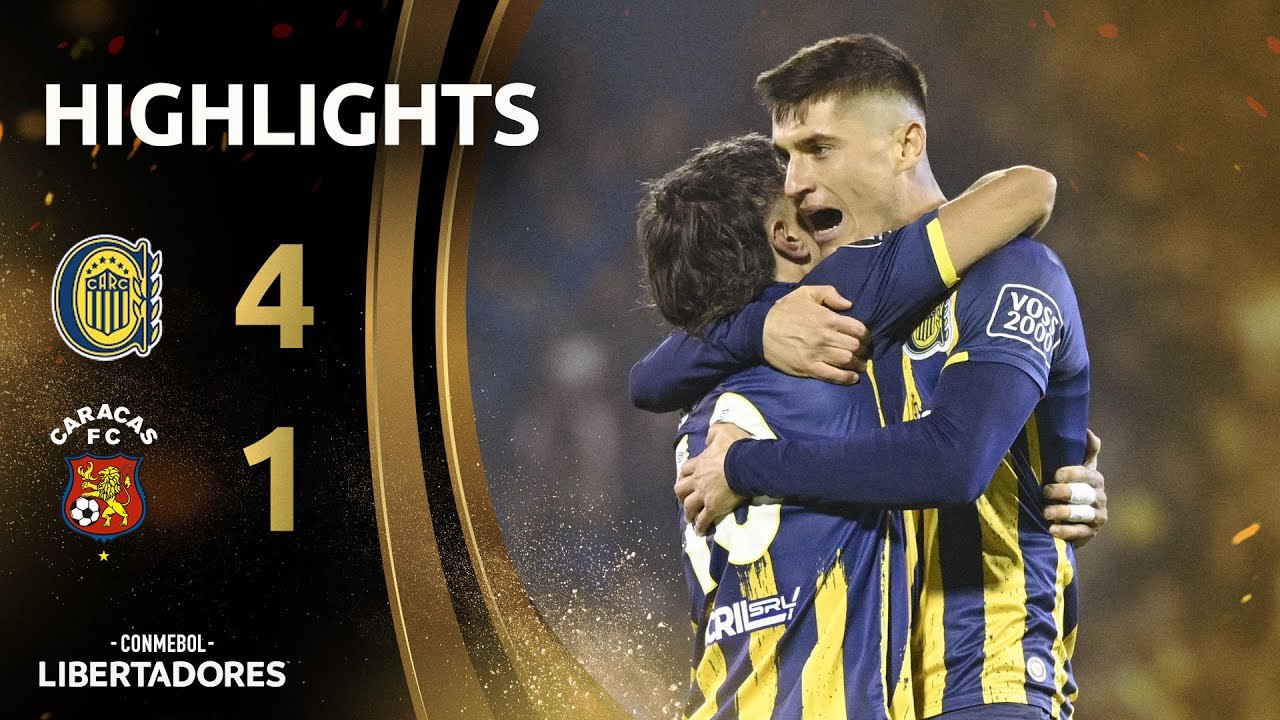 Rosario Central vs Caracas FC (4-1) | Conmebol Libertadores 2024 | Grupo G, Fecha 5