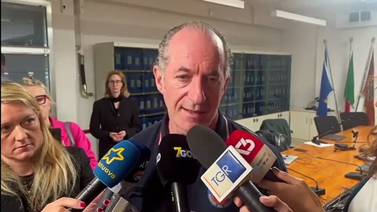 Il video di Luca Zaia che fa il punto sul maltempo in Veneto