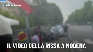 Il video della rissa a Modena