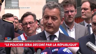 Le Ministre de l'Intérieur et des Outre-Mer Gérald Darmanin revient sur la tentative d'incendie de la synagogue de Rouen