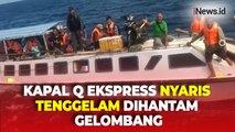 Alami Kebocoran, Tim SAR Evakuasi 36 Penumpang Kapal Q Ekspress di Perairan Buton Selatan