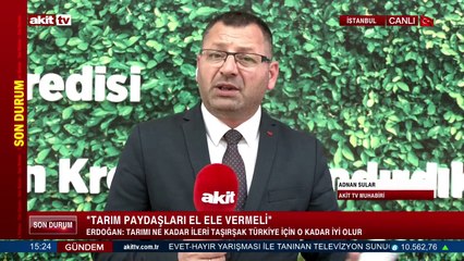 Erdoğan'dan çiftçiye müjde