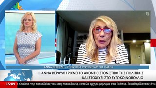 Η Υποψήφια Ευρωβουλευτής ΠΑΣΟΚ, Άννα Βερούλη στο STAR