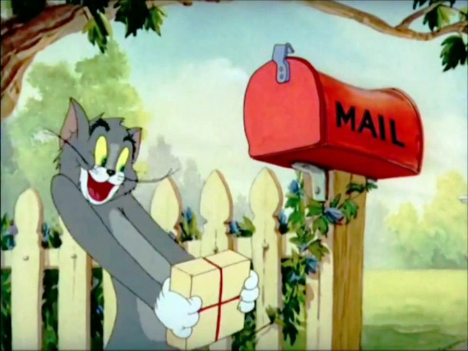 Tom and jerry mouse trouble pal print