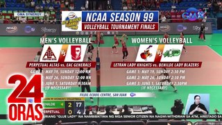 Game 1 ng NCAA Volleyball Finals, mapapanood na sa linggo | 24 Oras