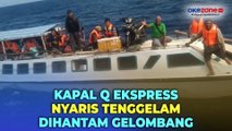 Tim SAR Evakuasi 36 Penumpang Kapal Q Ekspress yang Nyaris Tenggelam di Perairan Buton Selatan