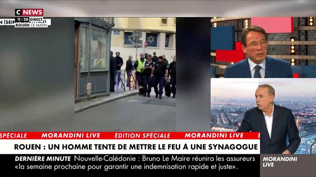 Attaque de la synagogue de Rouen : Jean-Michel Cohen réagit en direct dans Morandini Live