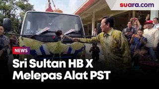 Pelepasan Alat Pengolah Sampah Terpadu oleh Gubernur DIY Sri Sultan HB X