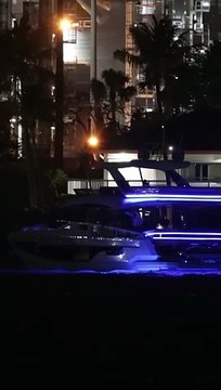 Could that be DJ khaled dancing in the back of the Yacht Filmed last night as it was passing the port of Miami Florida